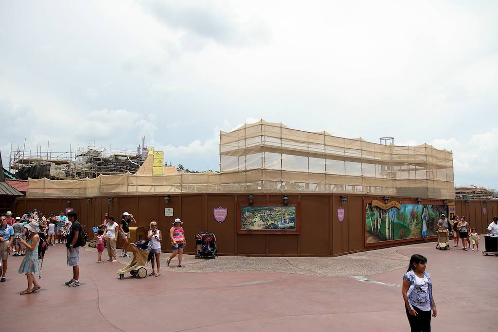 A wide shot of the Beast area