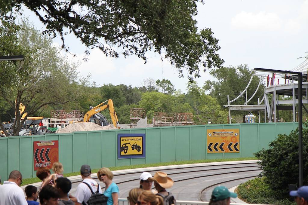 Steel appears at the back of Storybook Circus