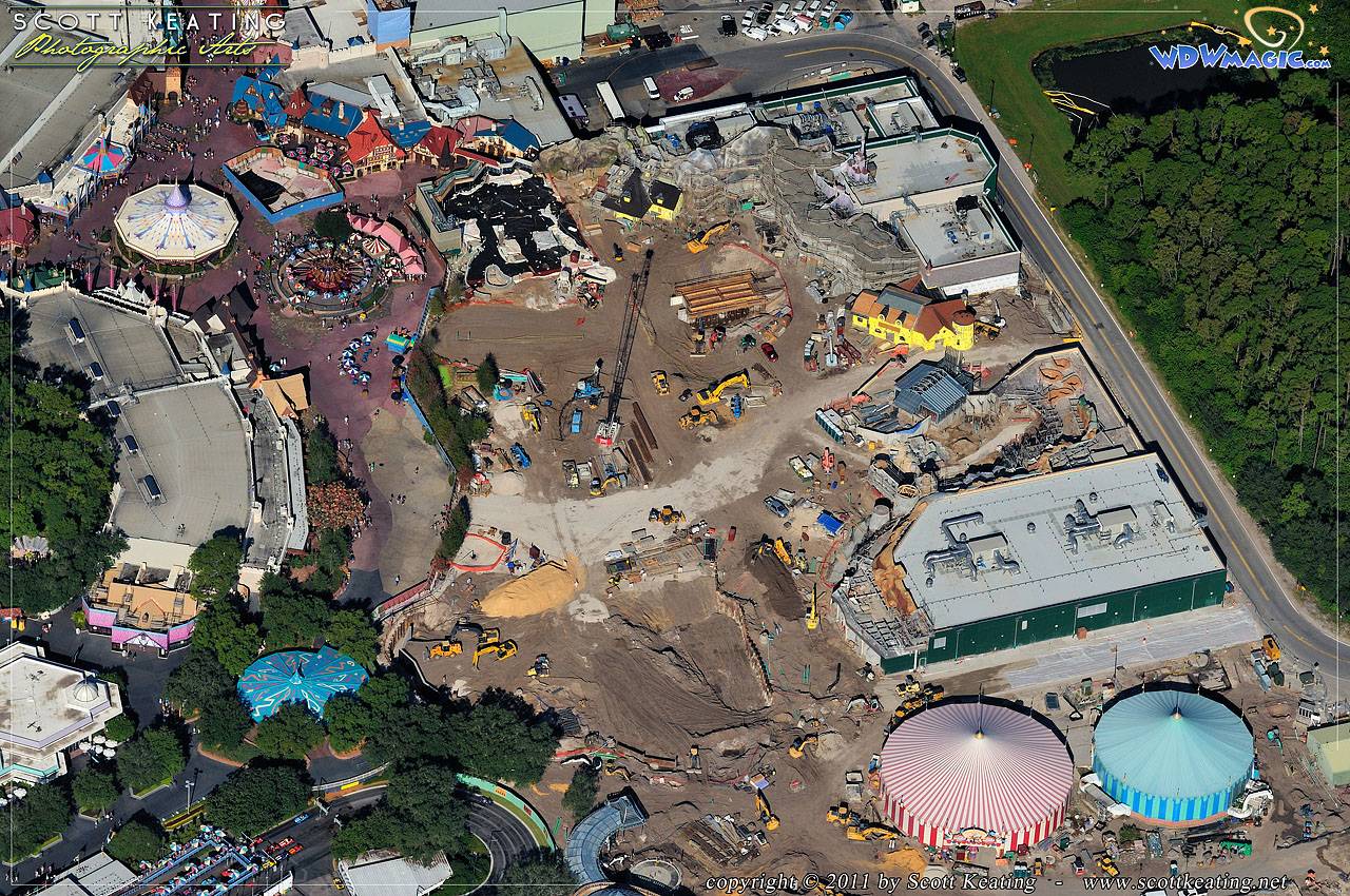 PHOTOS - New aerial photos of the entire Fantasyland expansion