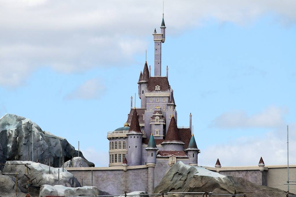 A close-up look at the castle
