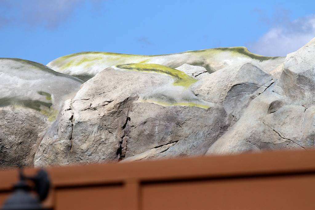 Close-up look at some of the rock-work around Beast's Castle