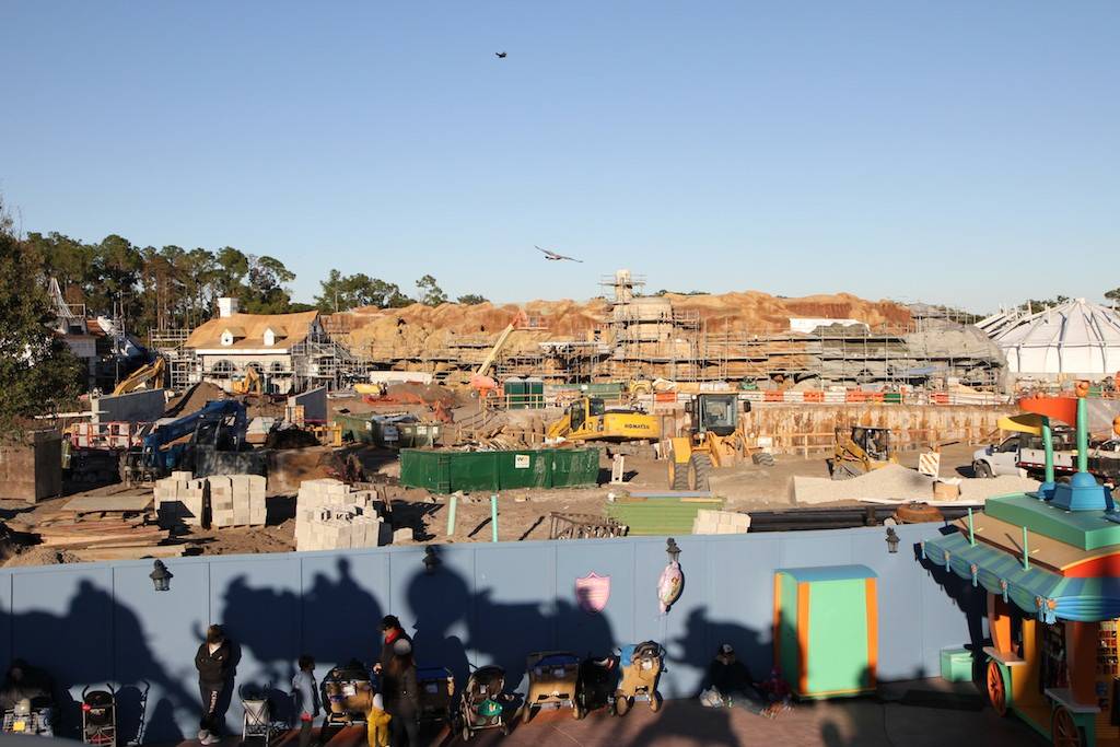 PHOTOS - Latest Fantasyland construction site update