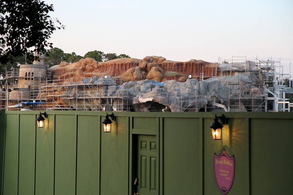 PHOTOS - Signage going up at Journey of the Little Mermaid in the new Fantasyland