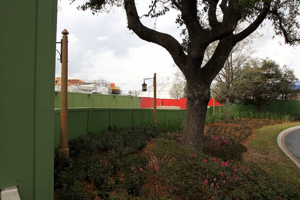 Walls down and a view into Storybook Circus