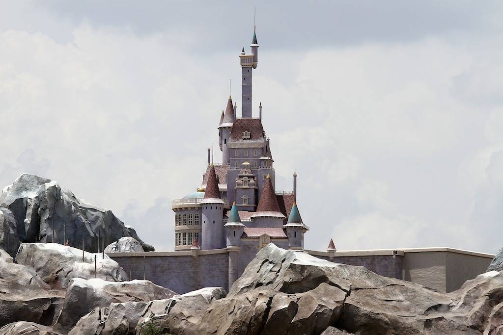 Beast's Castle viewed from existing Fantasyland