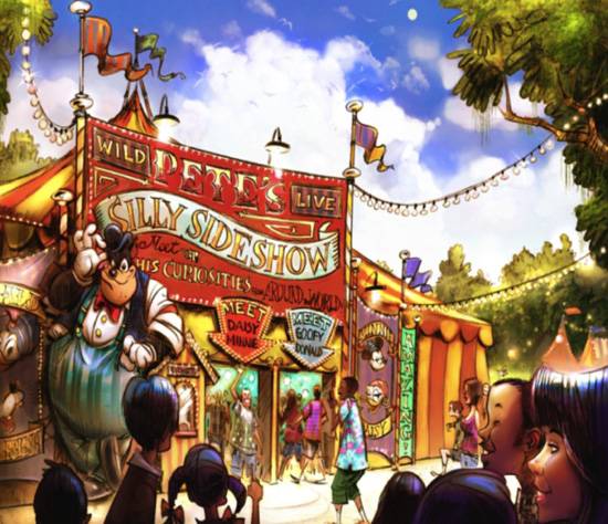 Concept art - Pete's Silly Sideshow