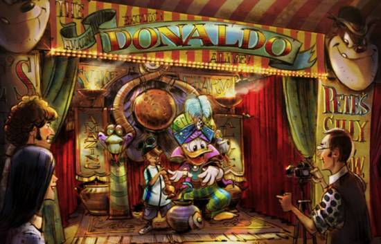 PHOTOS - New concept art of Pete's Silly Sideshow meet and greet