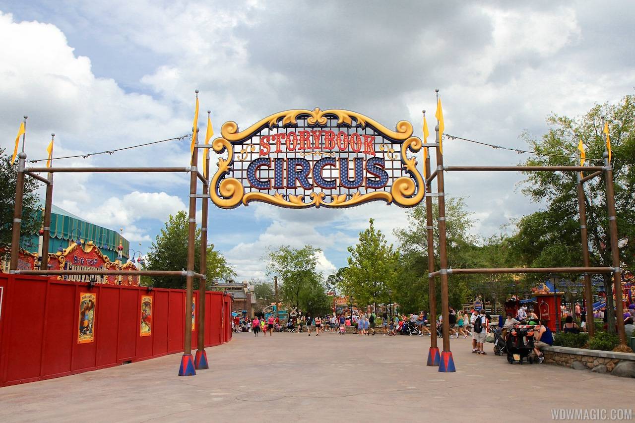 New Storybook Circus entrance marquee
