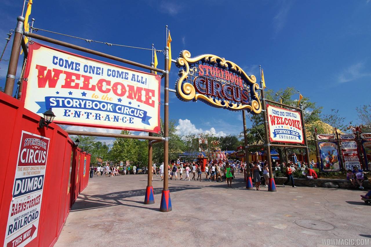 Storybook Circus signage additions