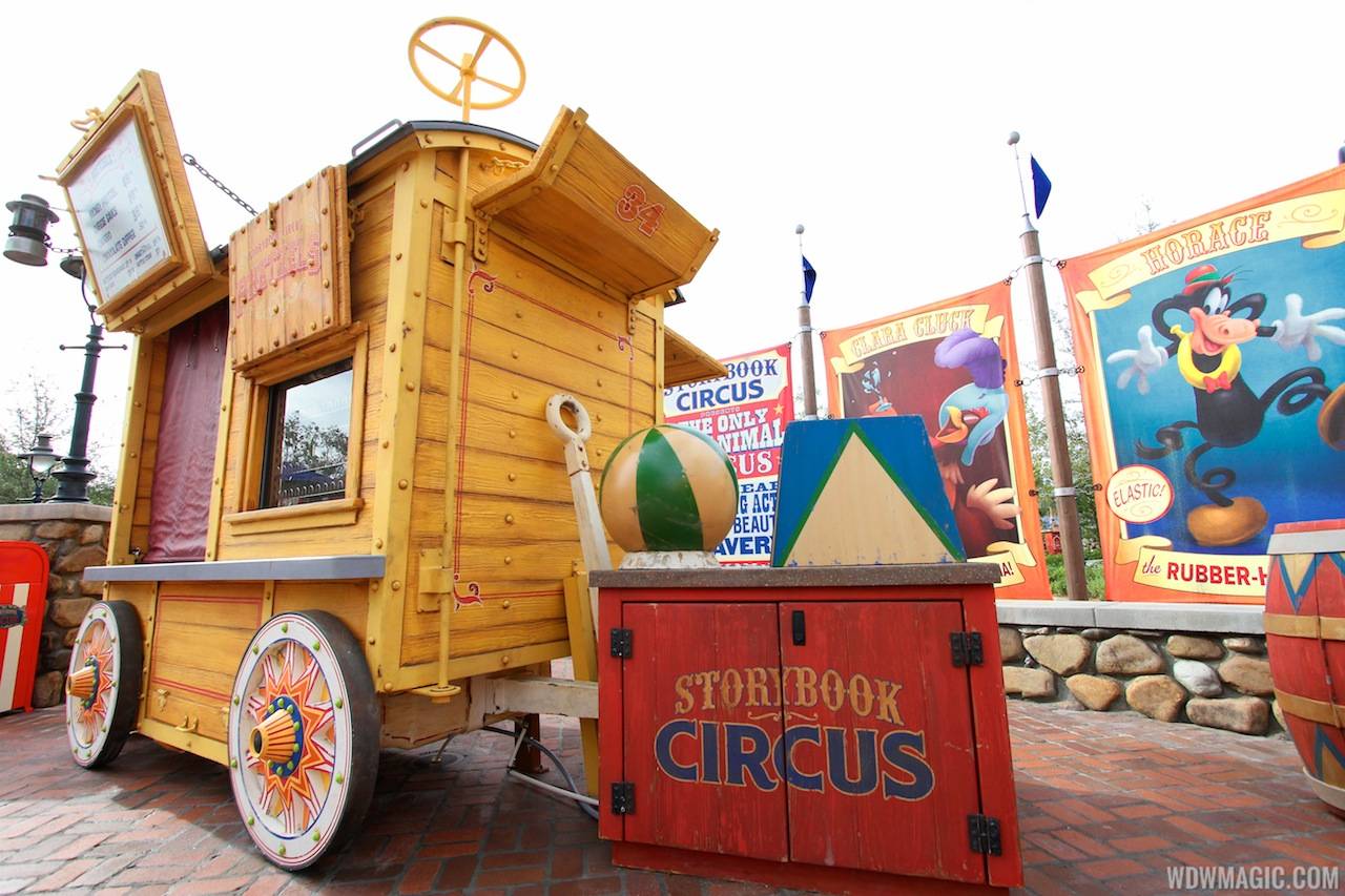 Storybook Circus park and food area