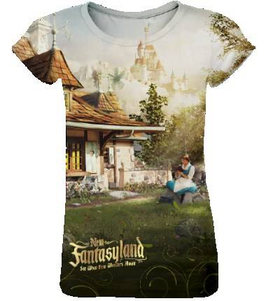 New Fantasyland commemorative collection - Women's Fitted Sublimation Tee