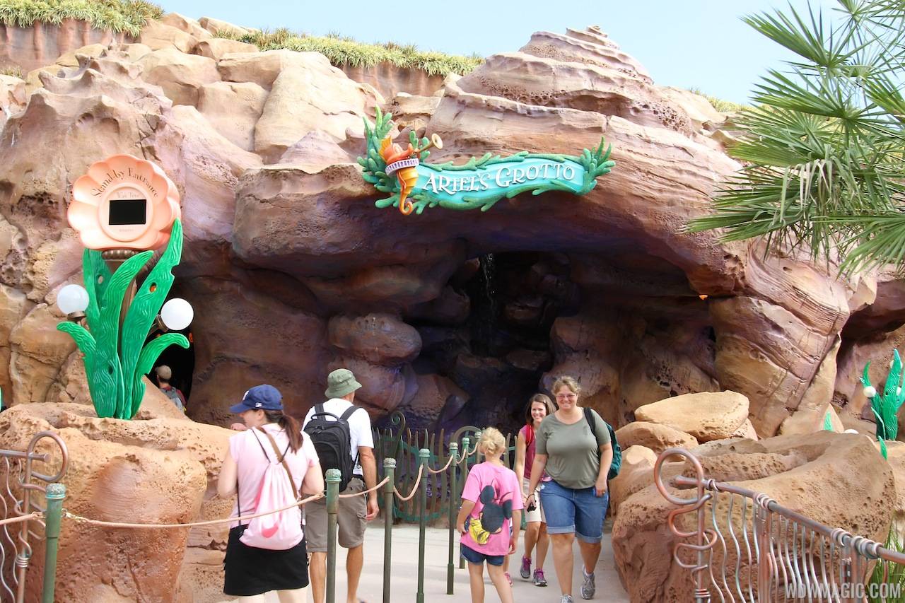 Fantasyland soft opening - Entrance to Ariel's Grotto