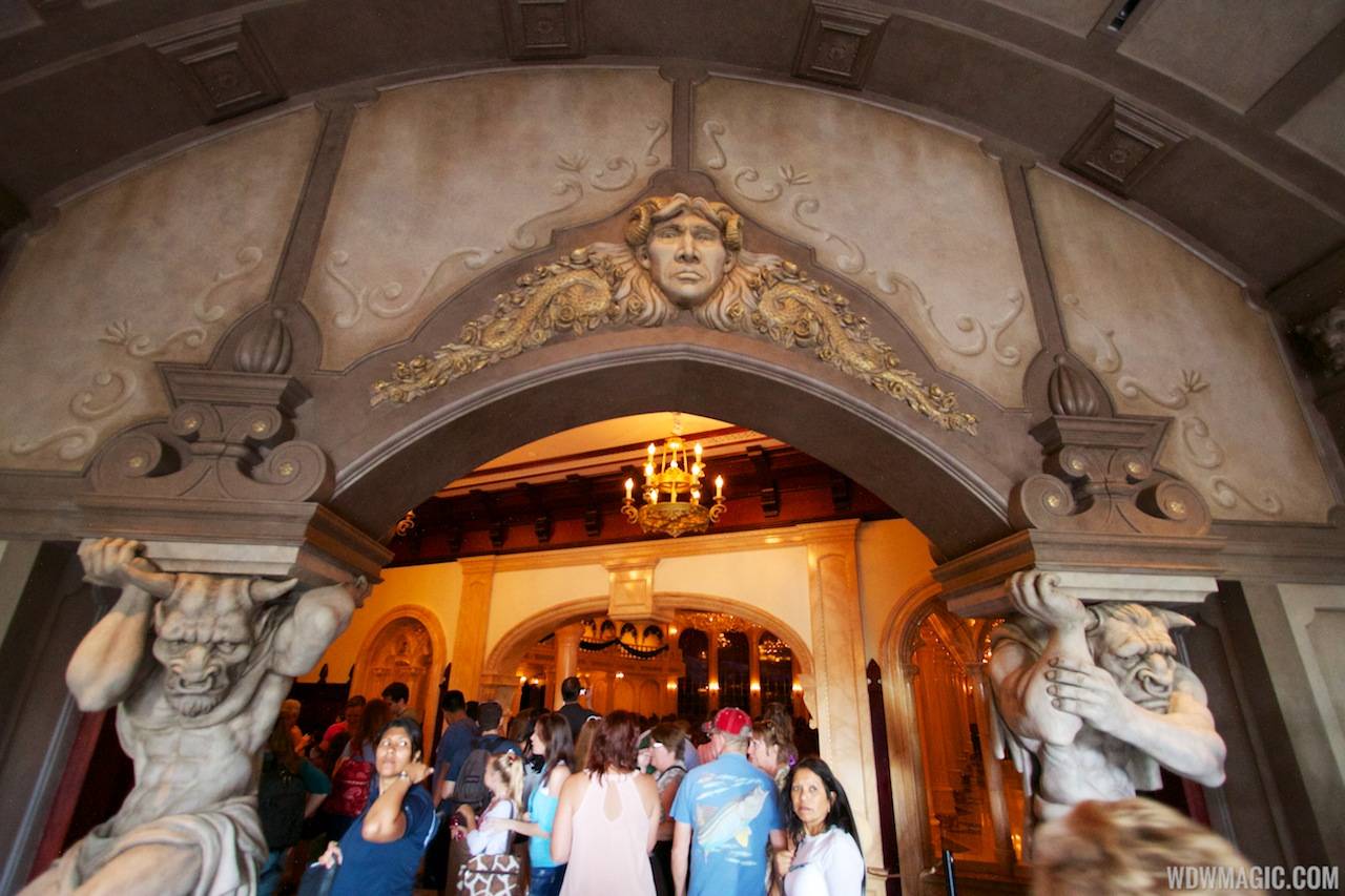 Inside Be our Guest Restaurant - The lobby