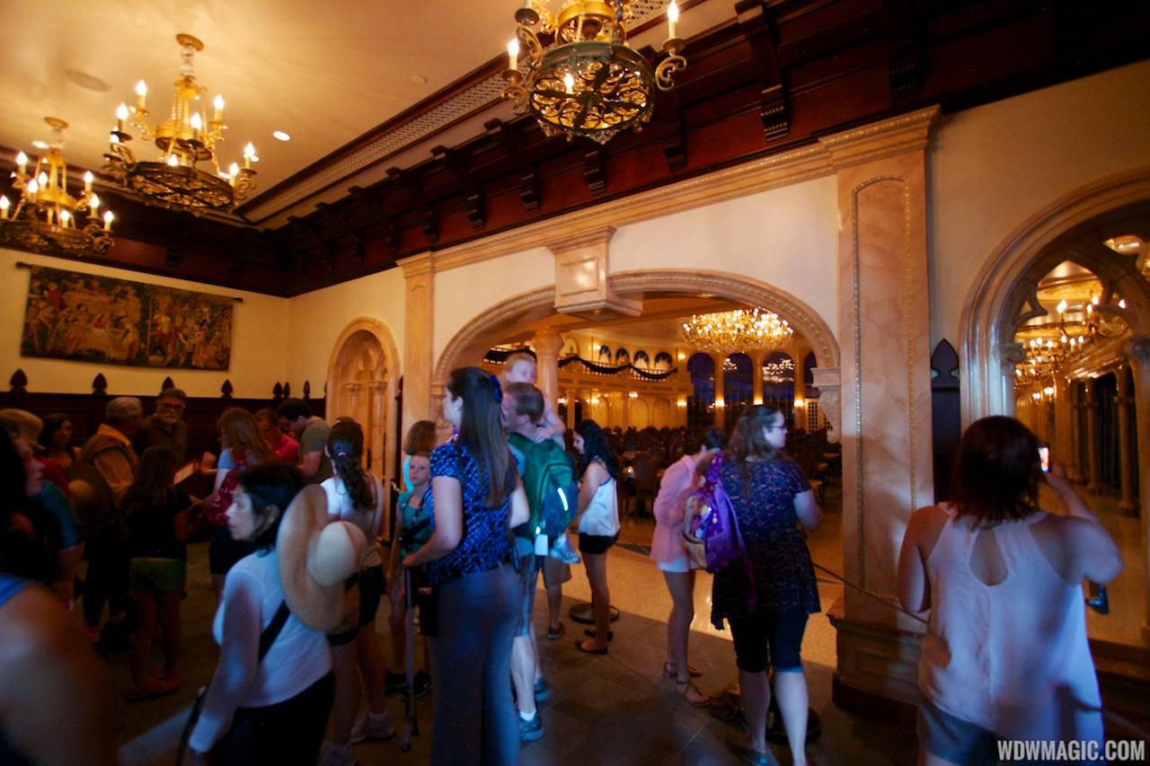 Inside Be our Guest Restaurant -  The lobby