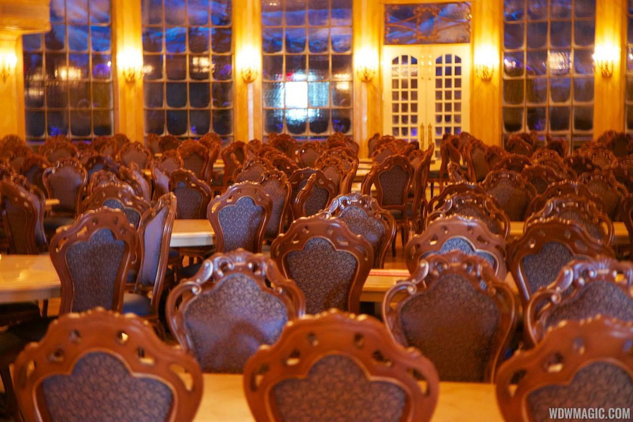 Inside Be our Guest Restaurant -  The main ballroom dining room