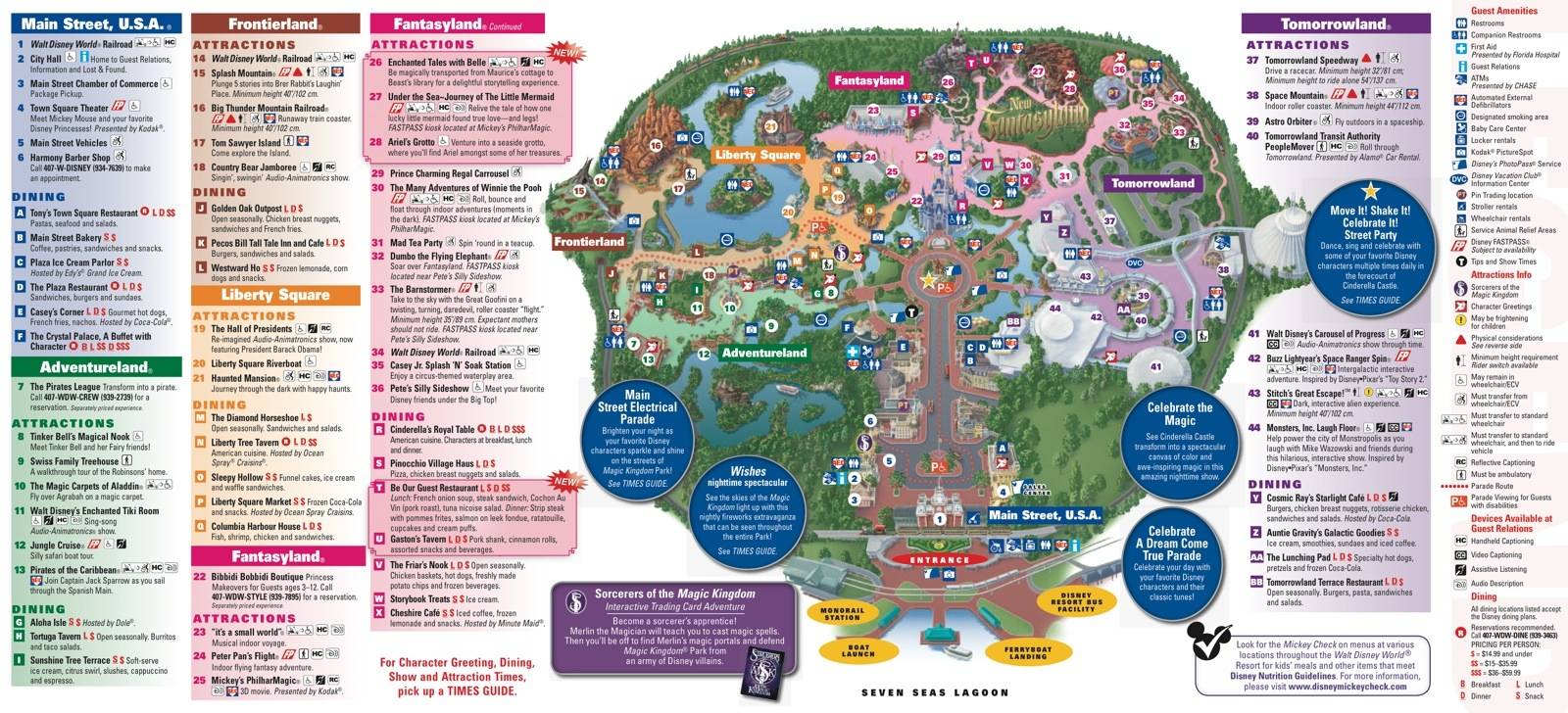 New Fantasyland on the Magic Kingdom guide map