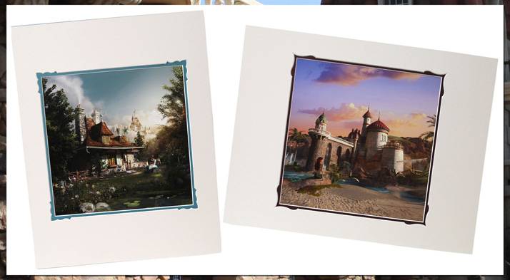 New Fantasyland commemorative prints
