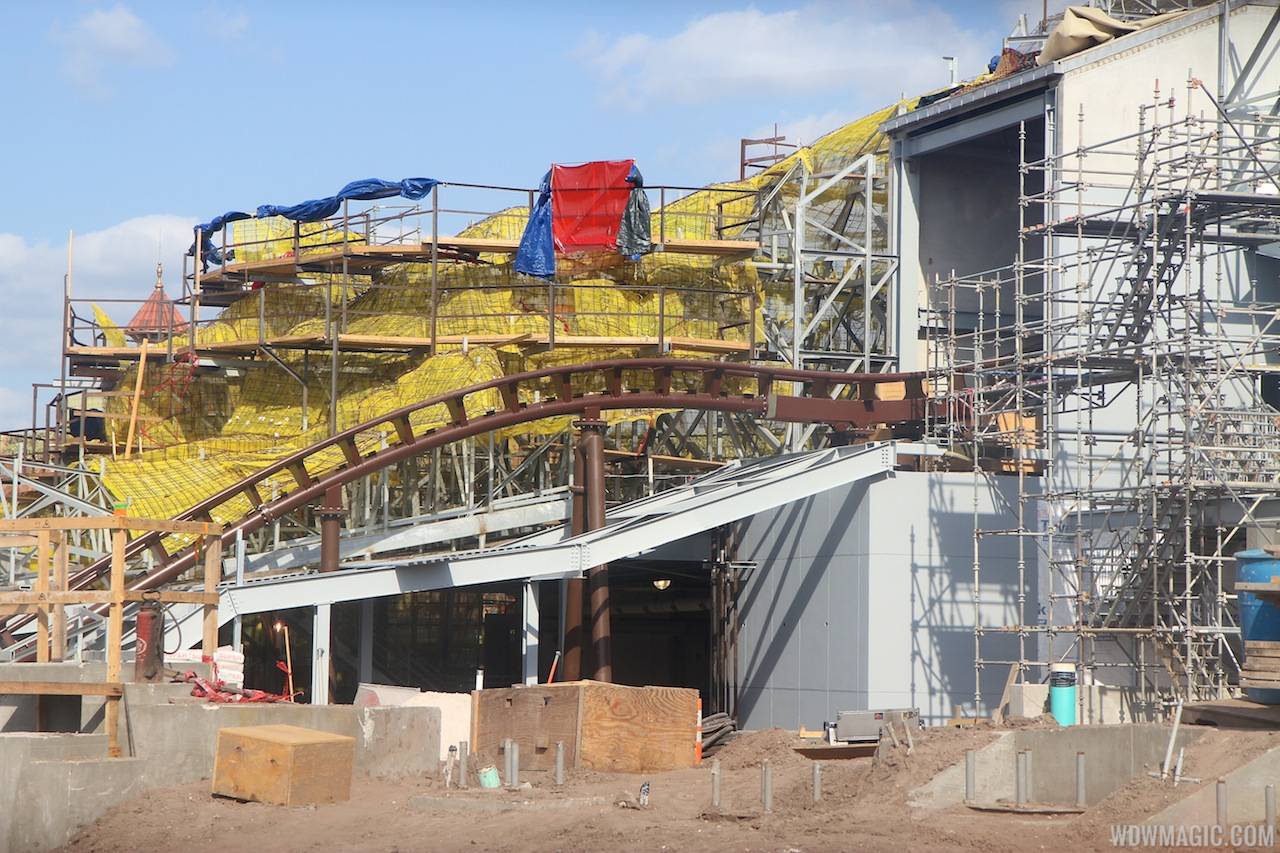 PHOTOS - Seven Dwarfs Mine Train construction update