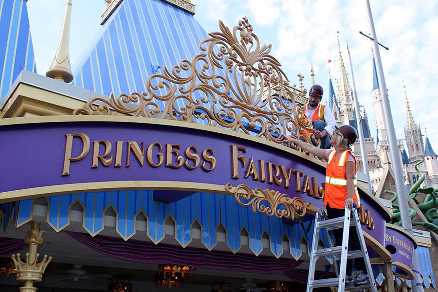 Princess Fairytale Hall entrance marquee
