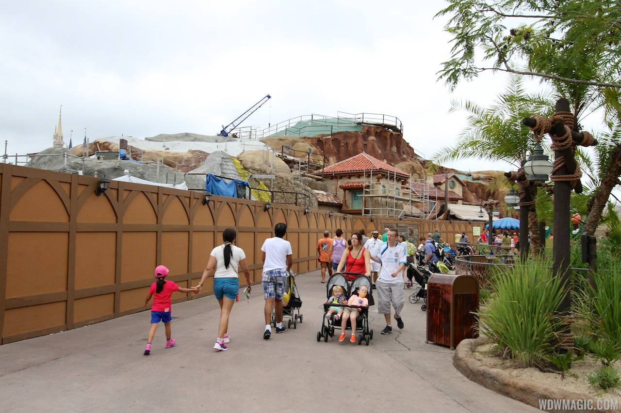PHOTOS - Latest look at the Seven Dwarfs Mine Train coaster construction in the Magic Kingdom
