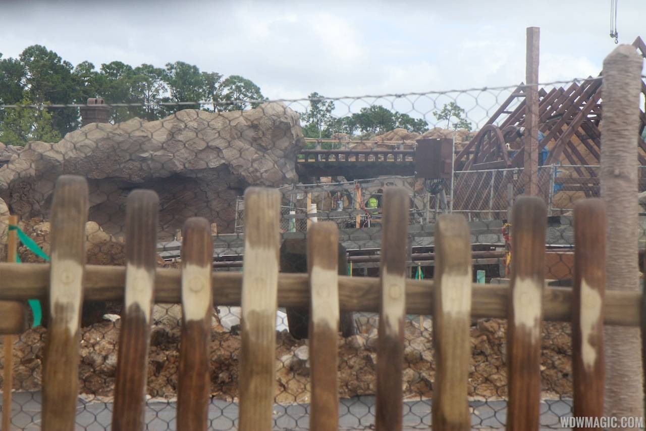 PHOTOS - Latest look at the Seven Dwarfs Mine Train construction