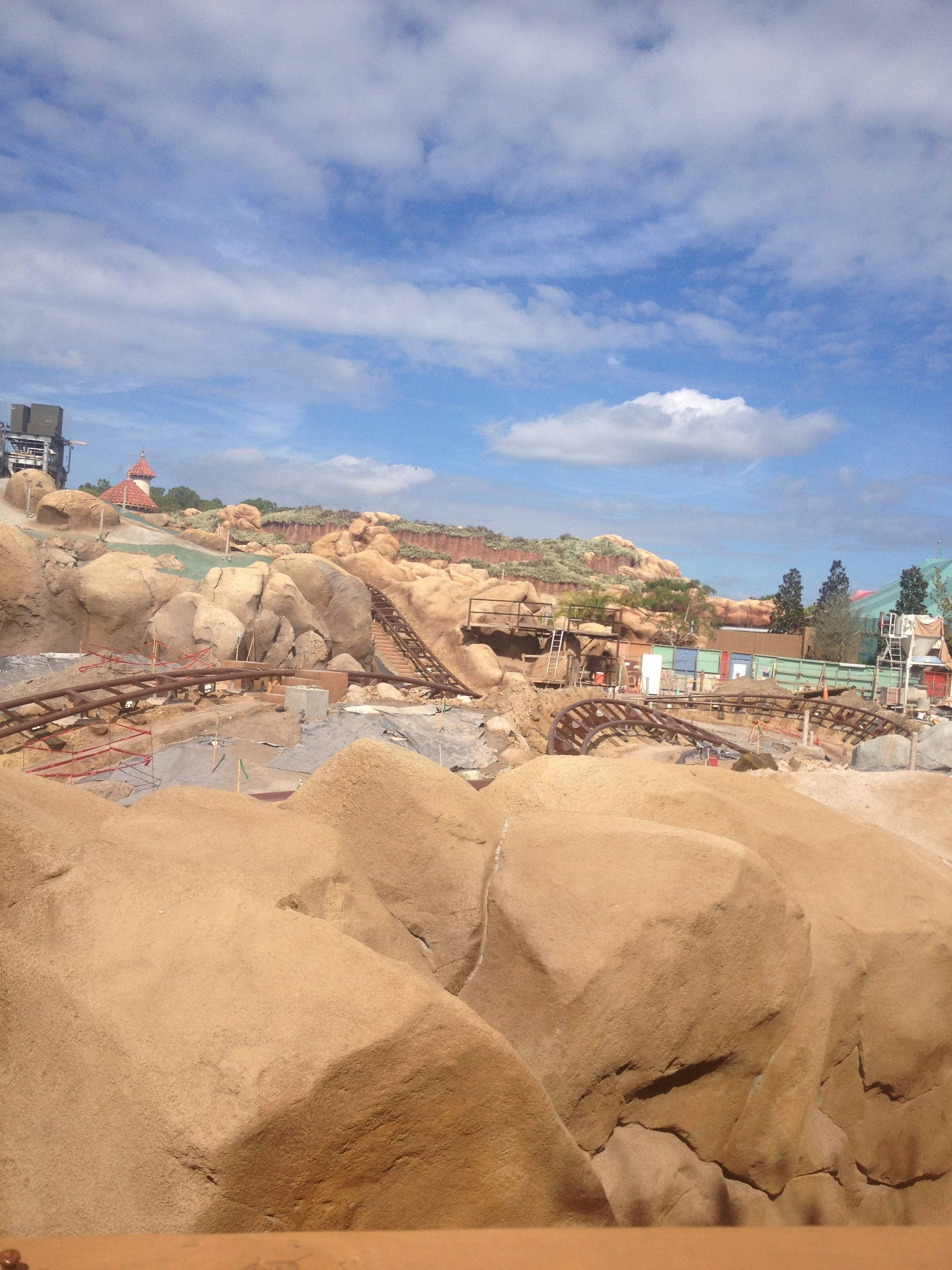 PHOTOS - Seven Dwarfs Mine Train construction site update