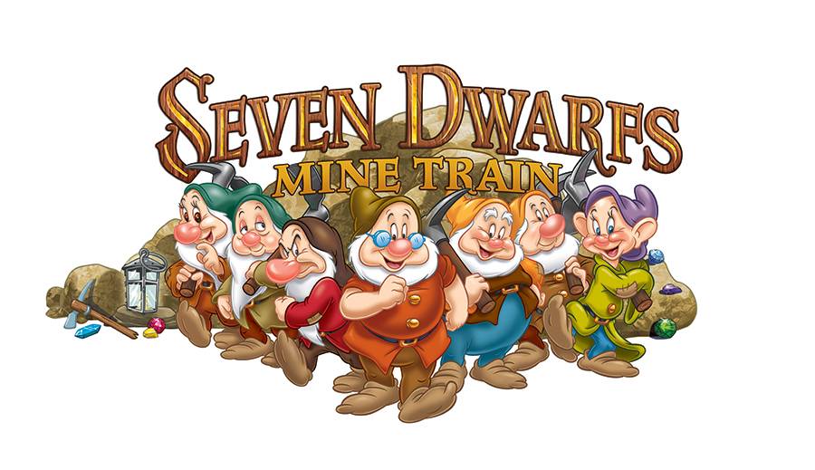 Seven Dwarfs Mine Train coaster logo