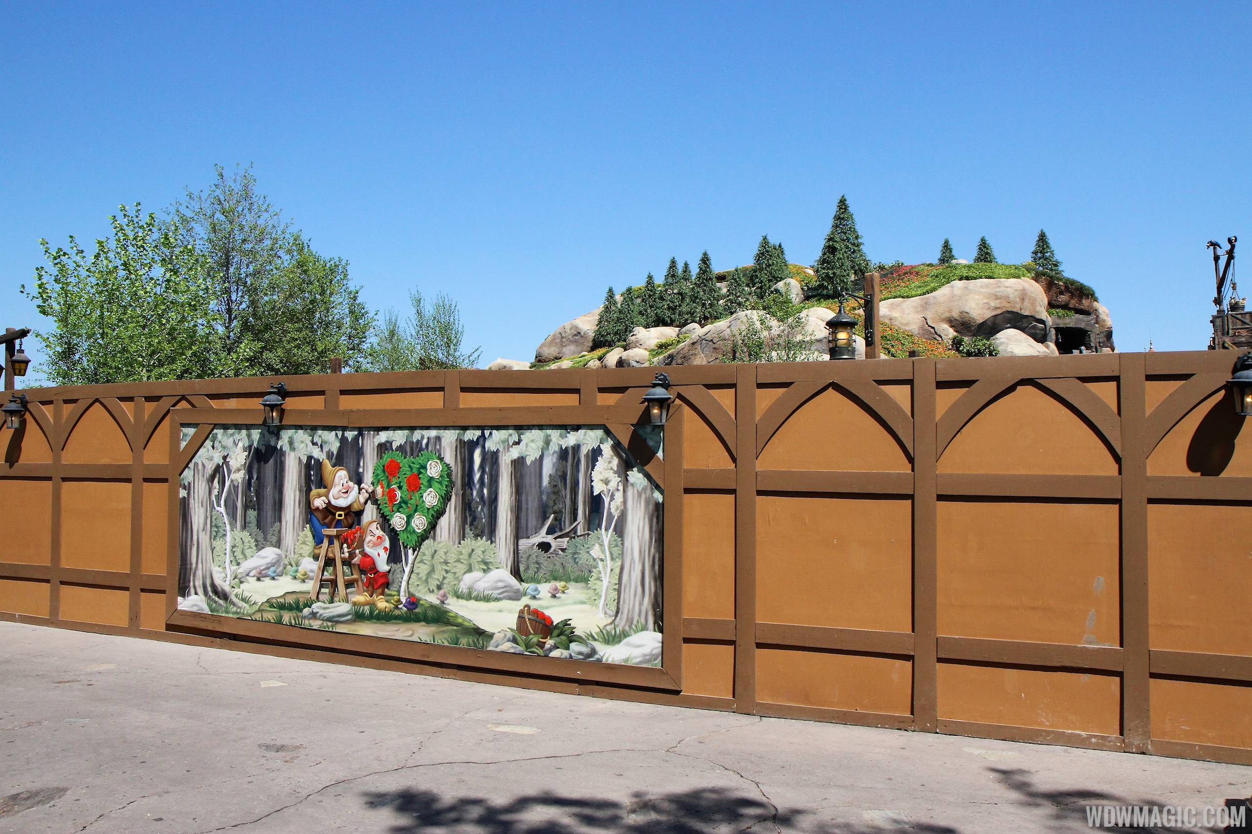 PHOTOS - Final touches being put on the Seven Dwarfs Mine Train coaster in New Fantasyland