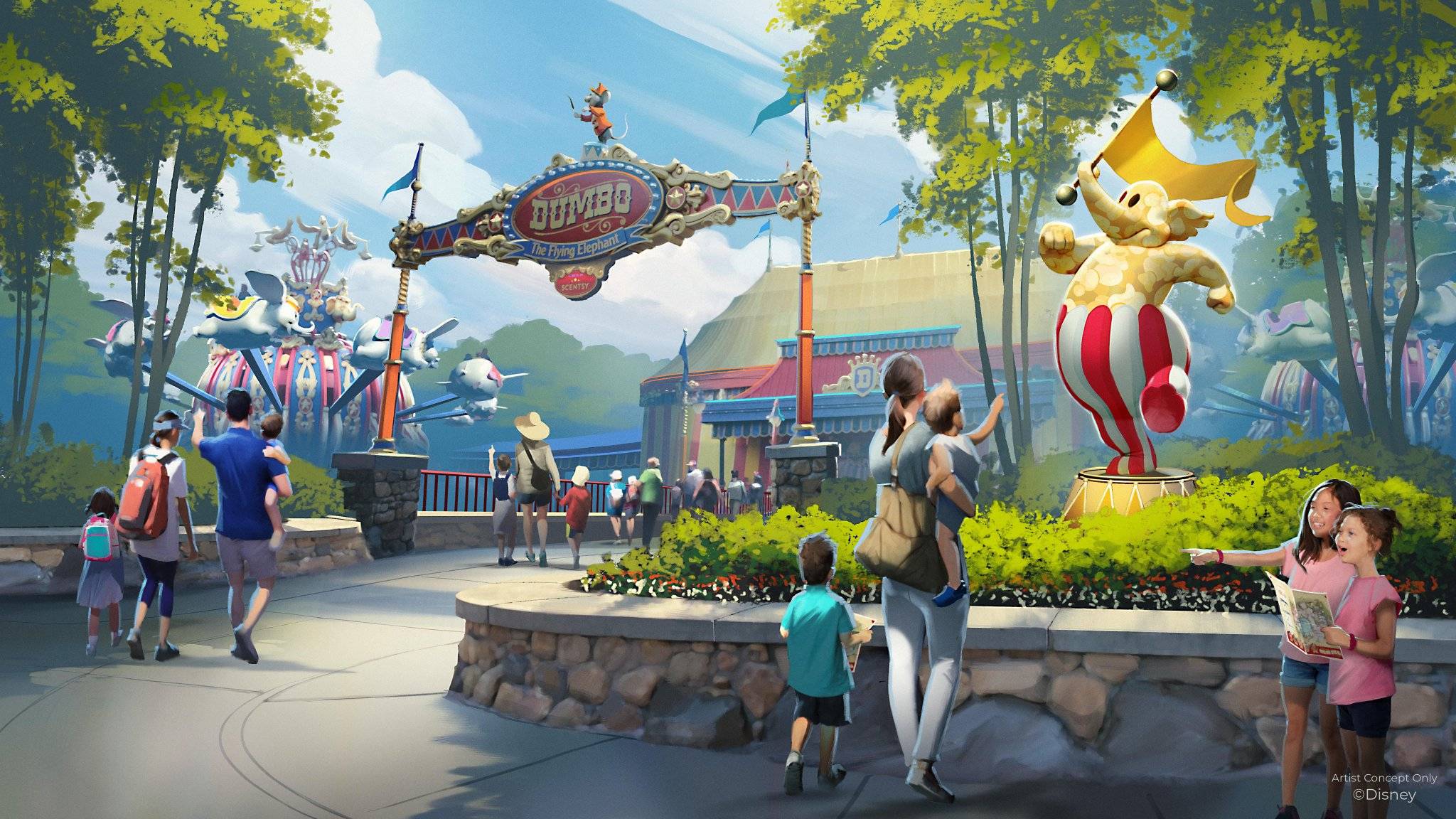 Walt Disney Imagineering files permit for show set installation in Fantasyland at Magic Kingdom