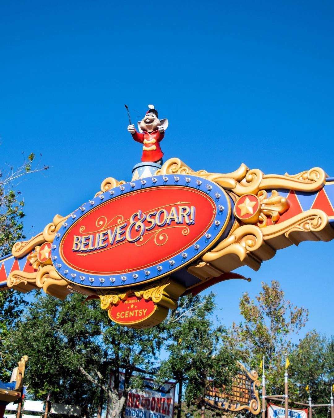 Scentsy logo added to Dumbo attraction as part of 'Smellephants on Parade' coming to Fantasyland at Magic Kingdom