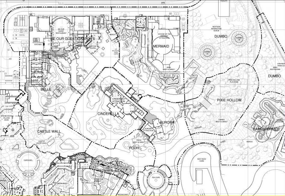 New Fantasyland blueprint plans