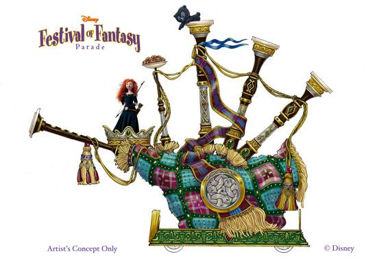New concept art from 'Disney Festival of Fantasy Parade'