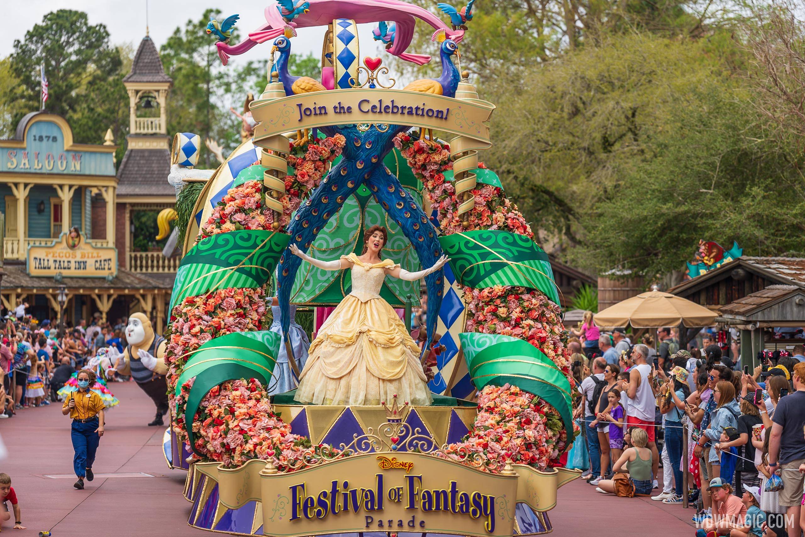Disney Festival of Fantasy Parade will move to two performances daily from mod-November 2023