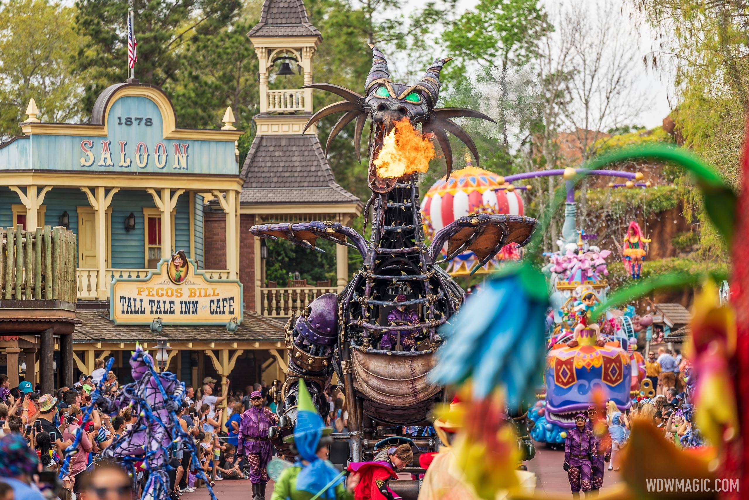 Disney Festival of Fantasy Parade preferred viewing will soon be available via Genie+