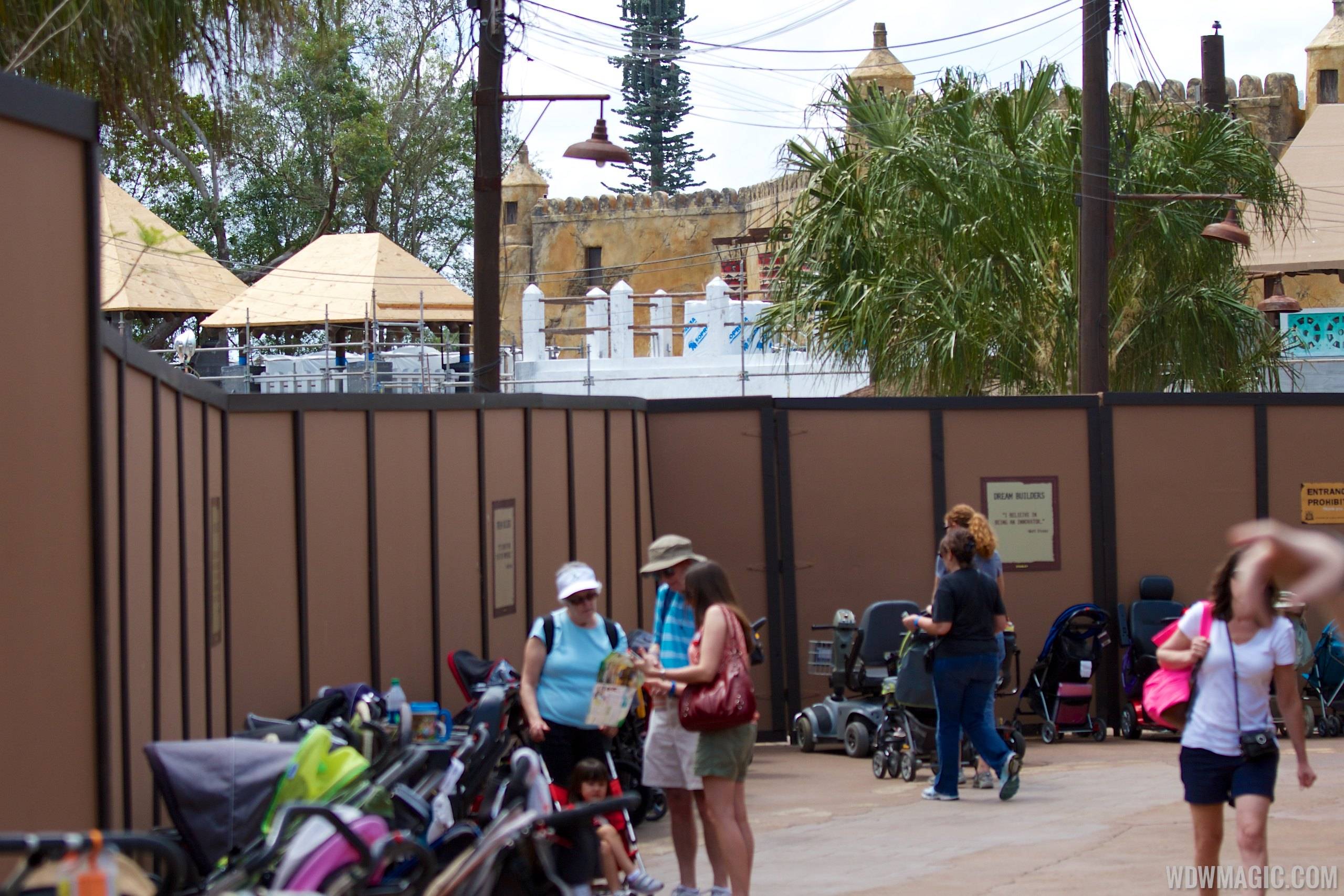 PHOTOS - Updated look at Festival of the Lion King theater construction