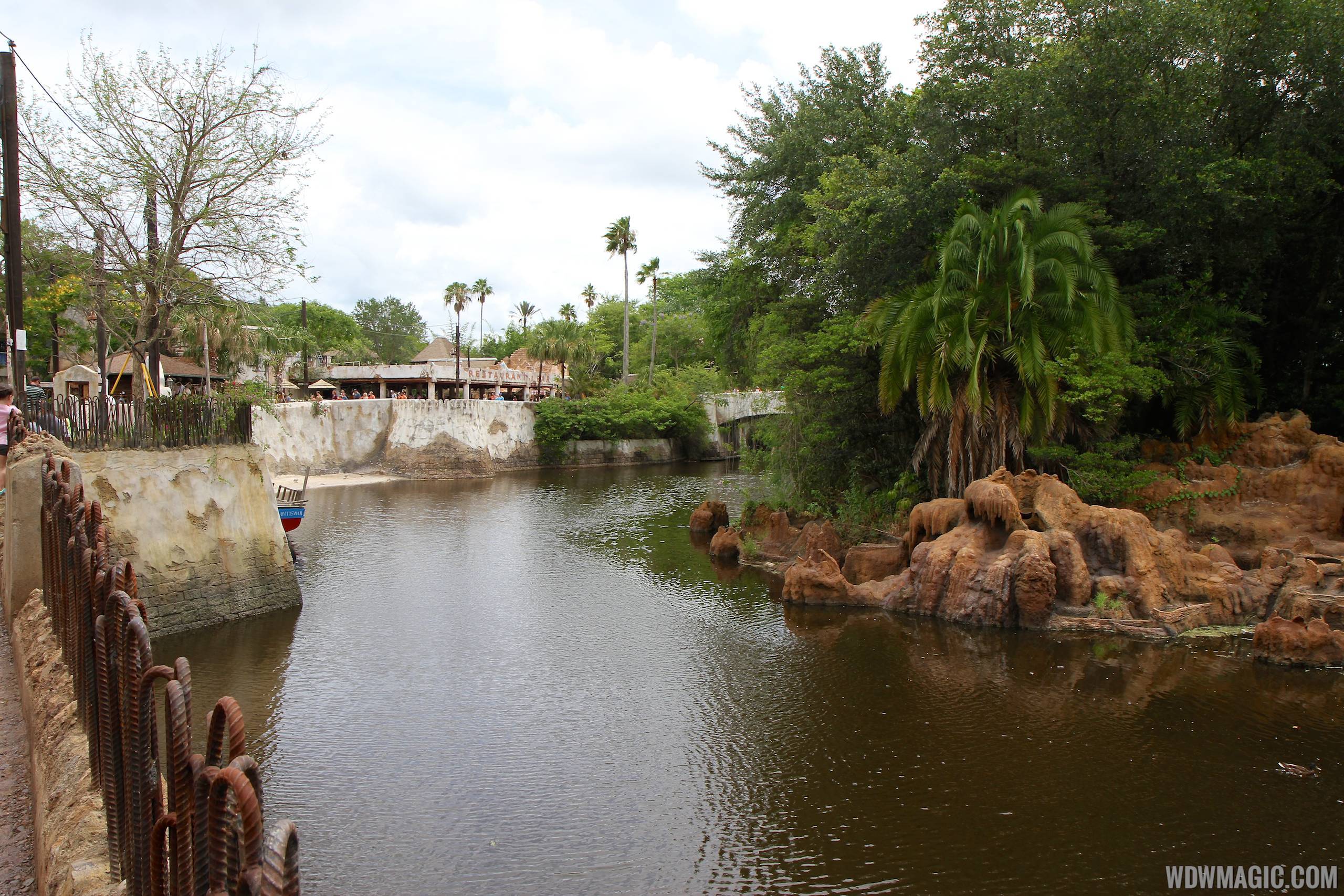 New Harambe Theatre area in Africa - Looking back towards Harambe