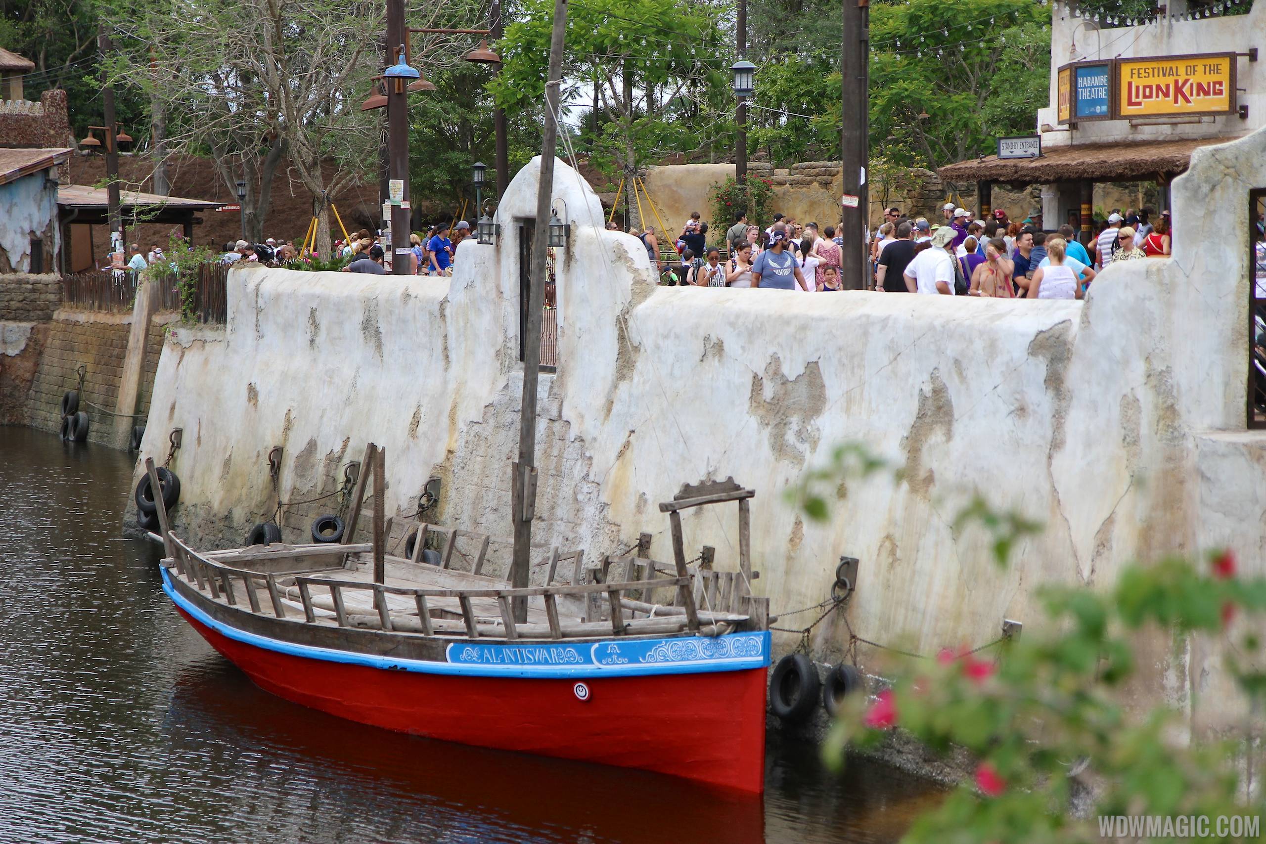 New Harambe Theatre area in Africa - View of the river