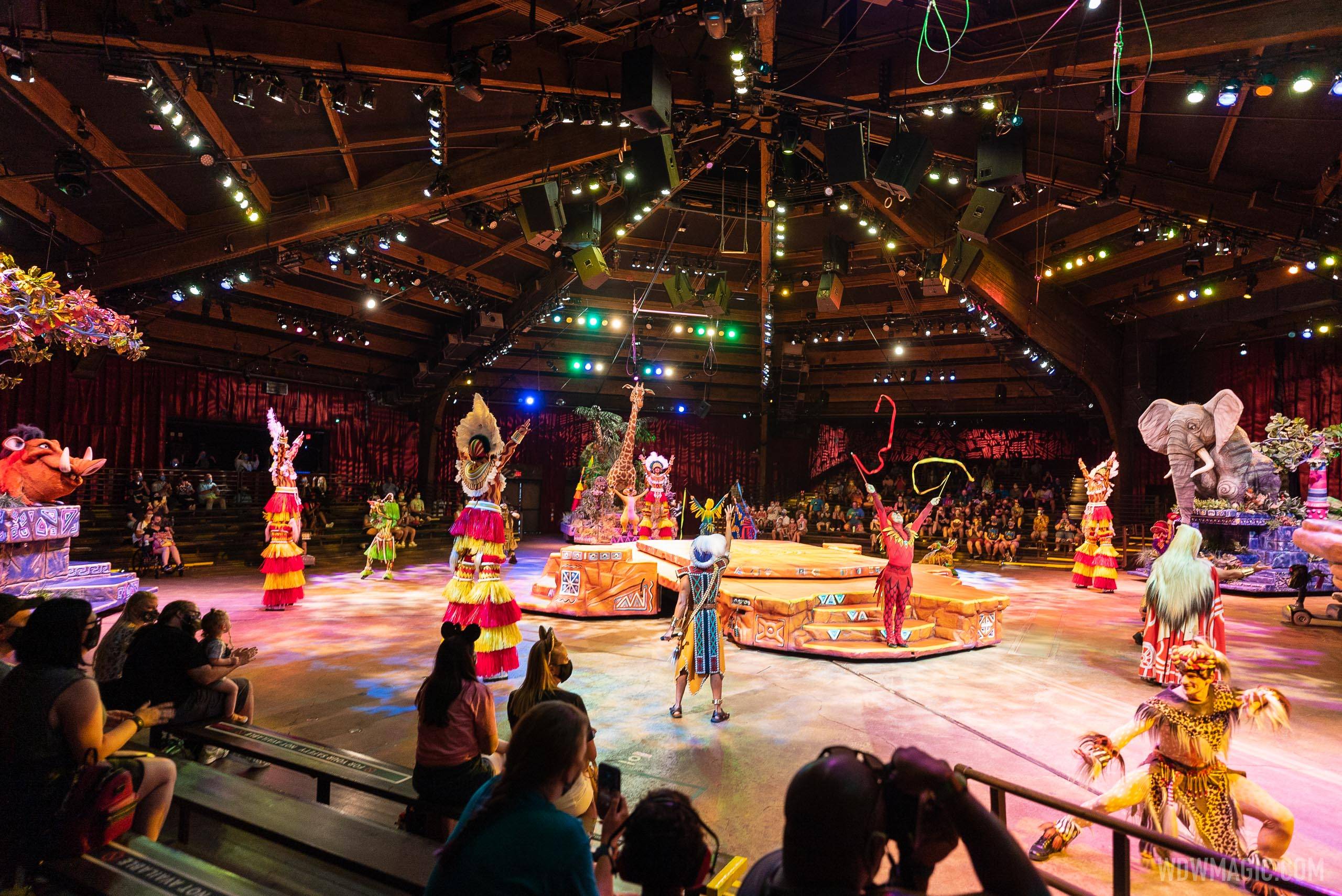 Festival of the Lion King reopened last week with 6ft physical distancing, that is now reduced to 3ft