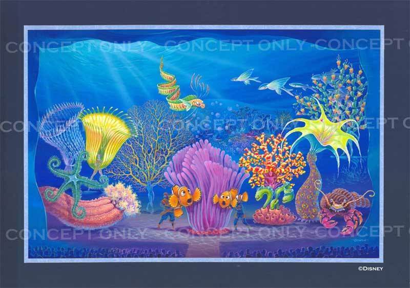 Finding Nemo - The Musical concept art