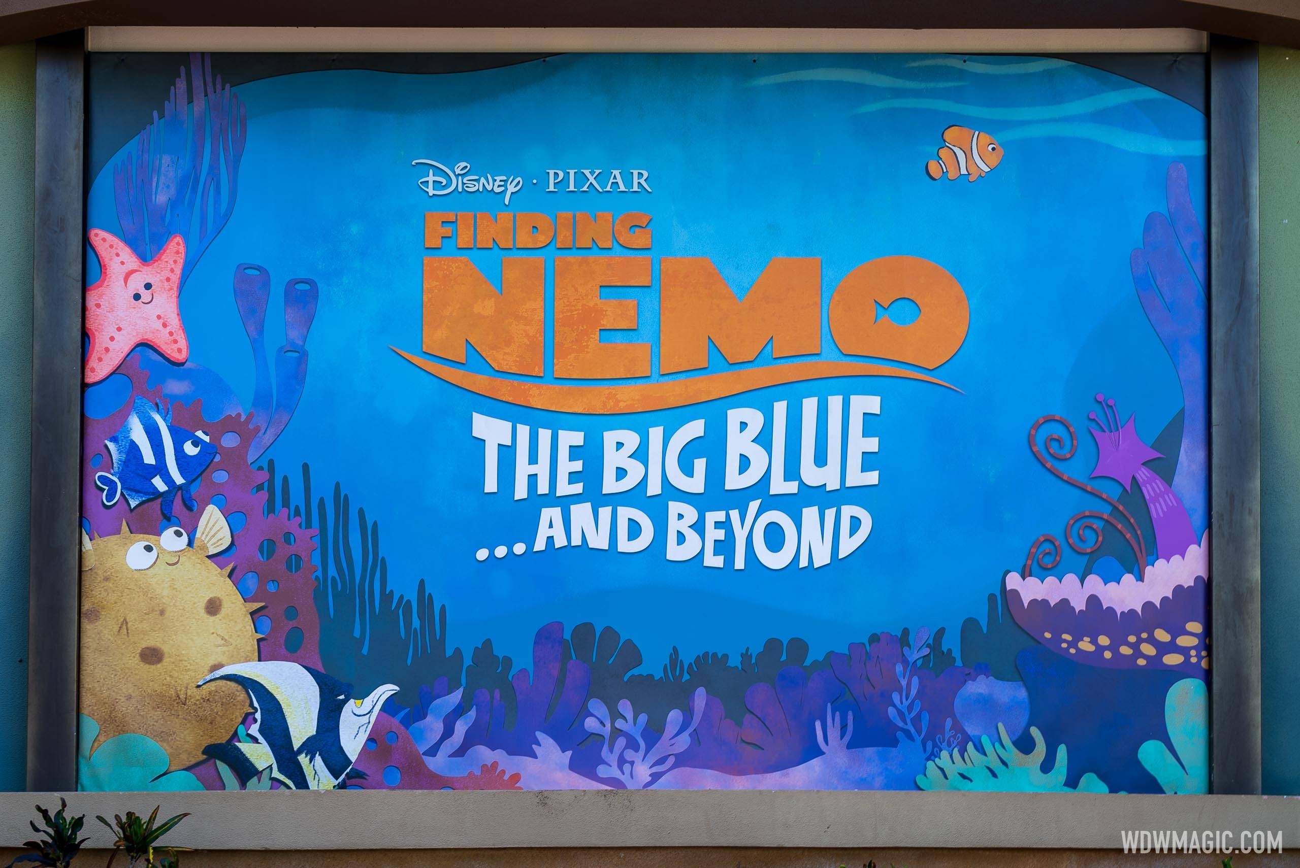 The Finding Nemo poster at the Theater in the Wild