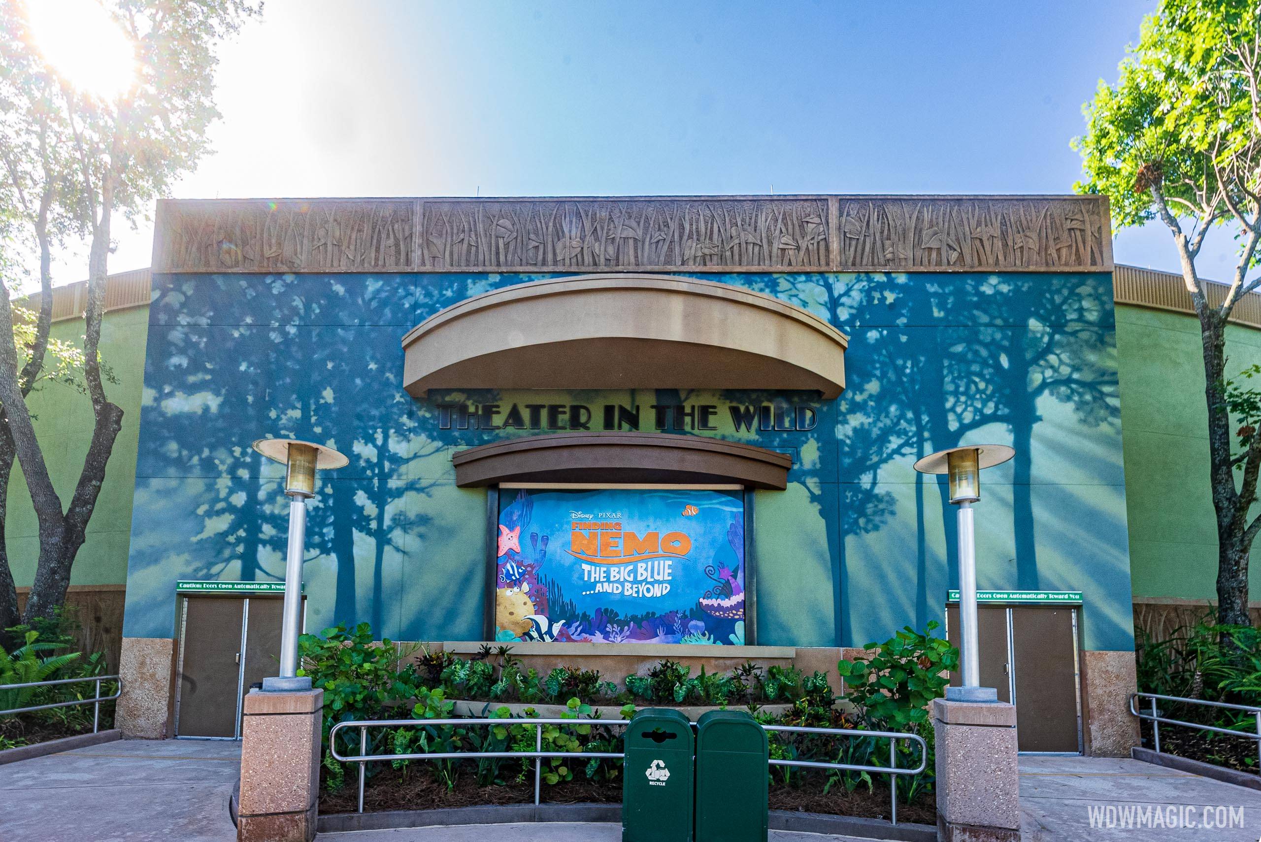 'Finding Nemo: The Big Blue… and Beyond! theater and signs