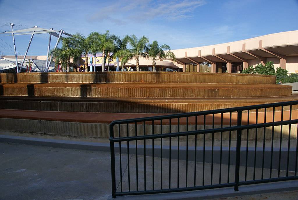 Fountain of Nations drained