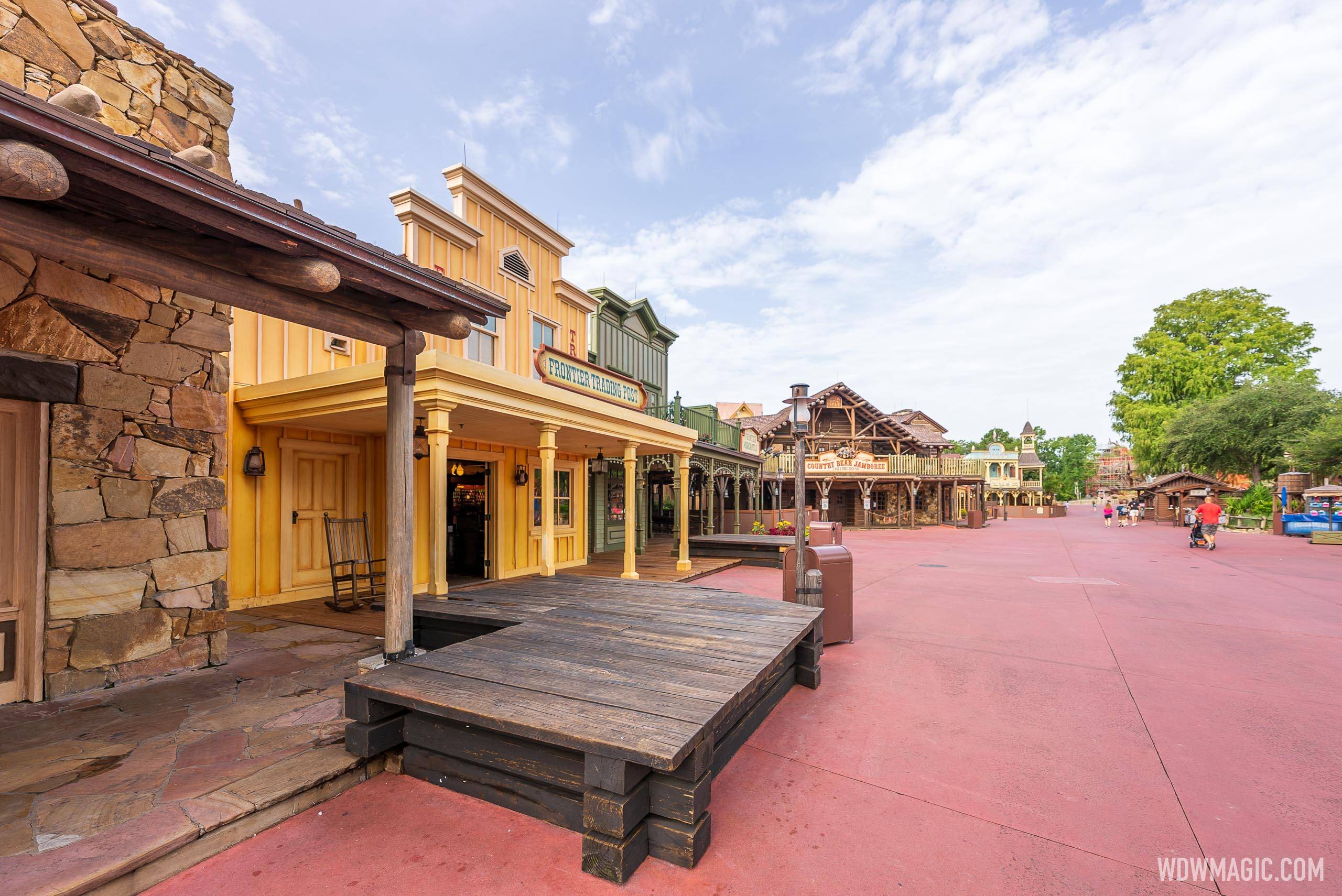 Disney World's Frontierland gets a new look as changes come to the boardwalk walkways including raised platforms