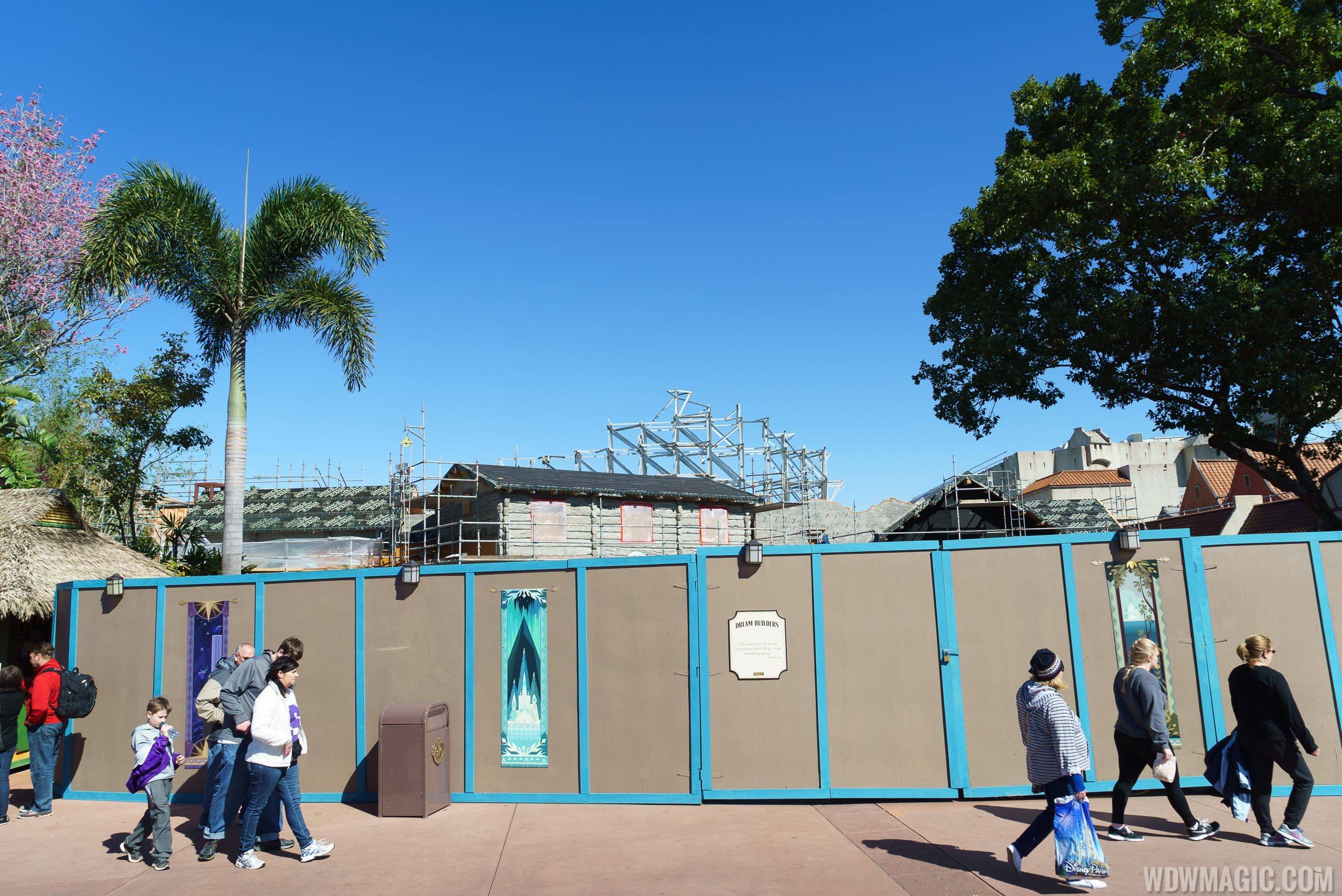 Royal Sommerhus Frozen meet and greet construction