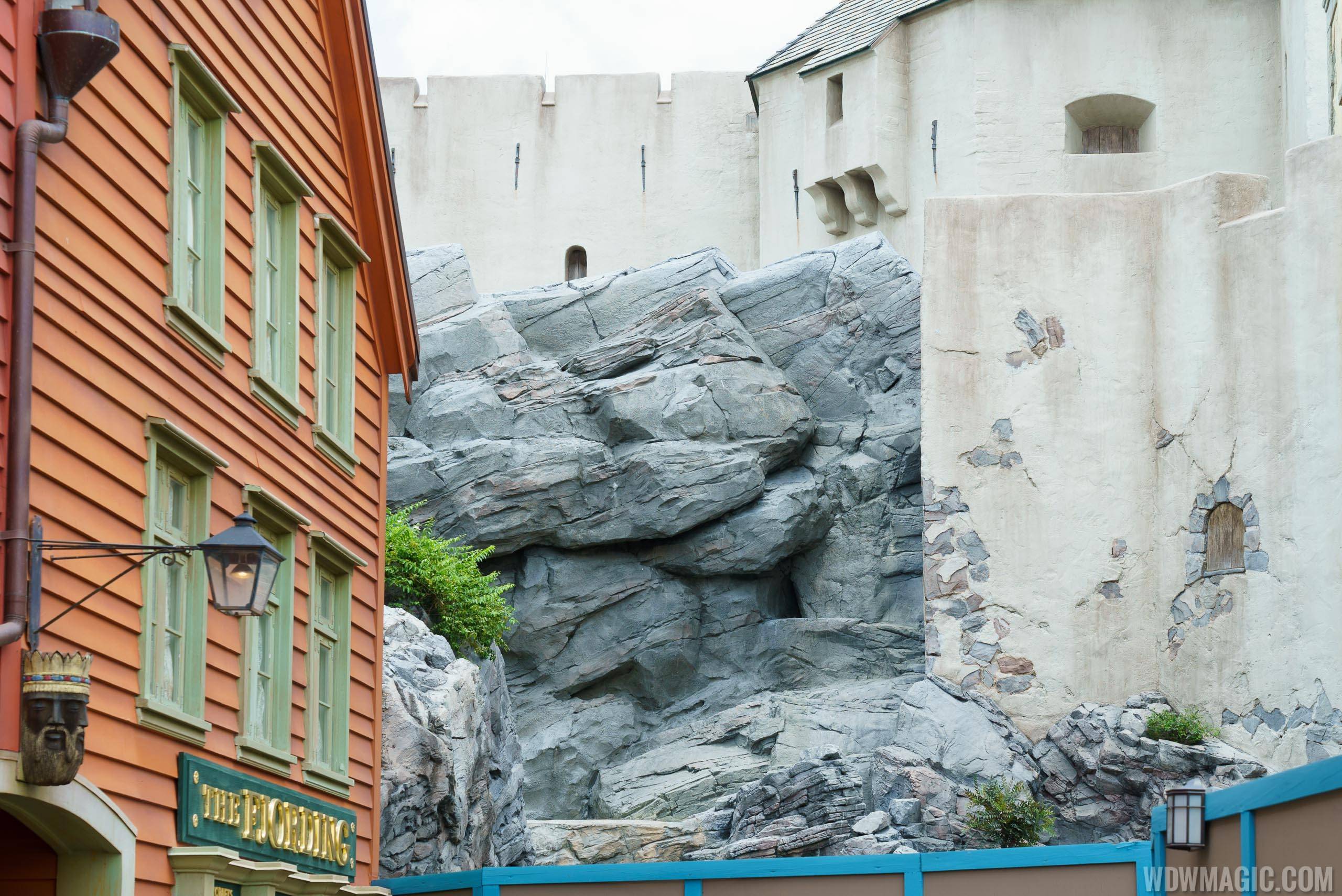 Frozen Ever After construction