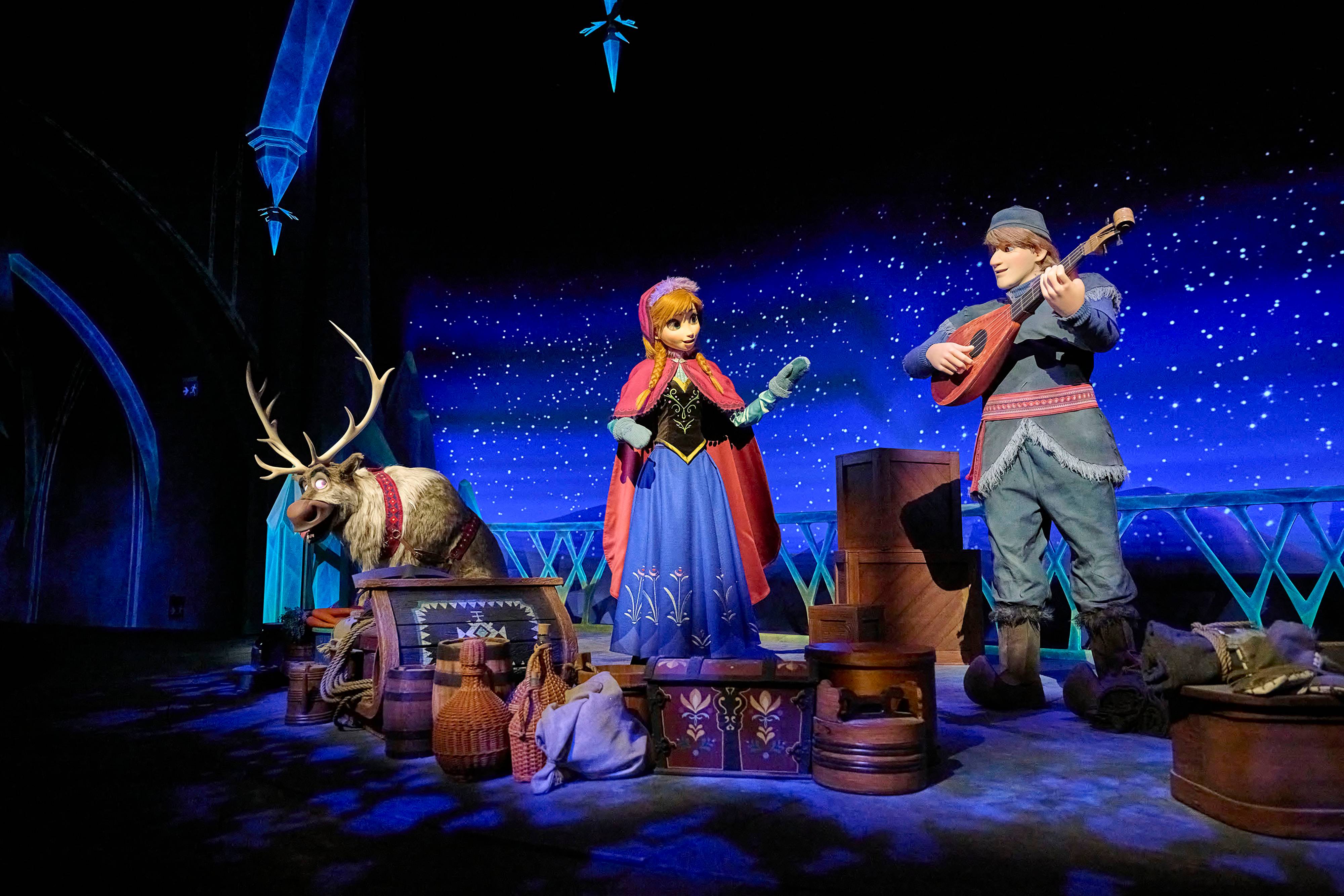 New Frozen Ever After Audio-Animatronics figures