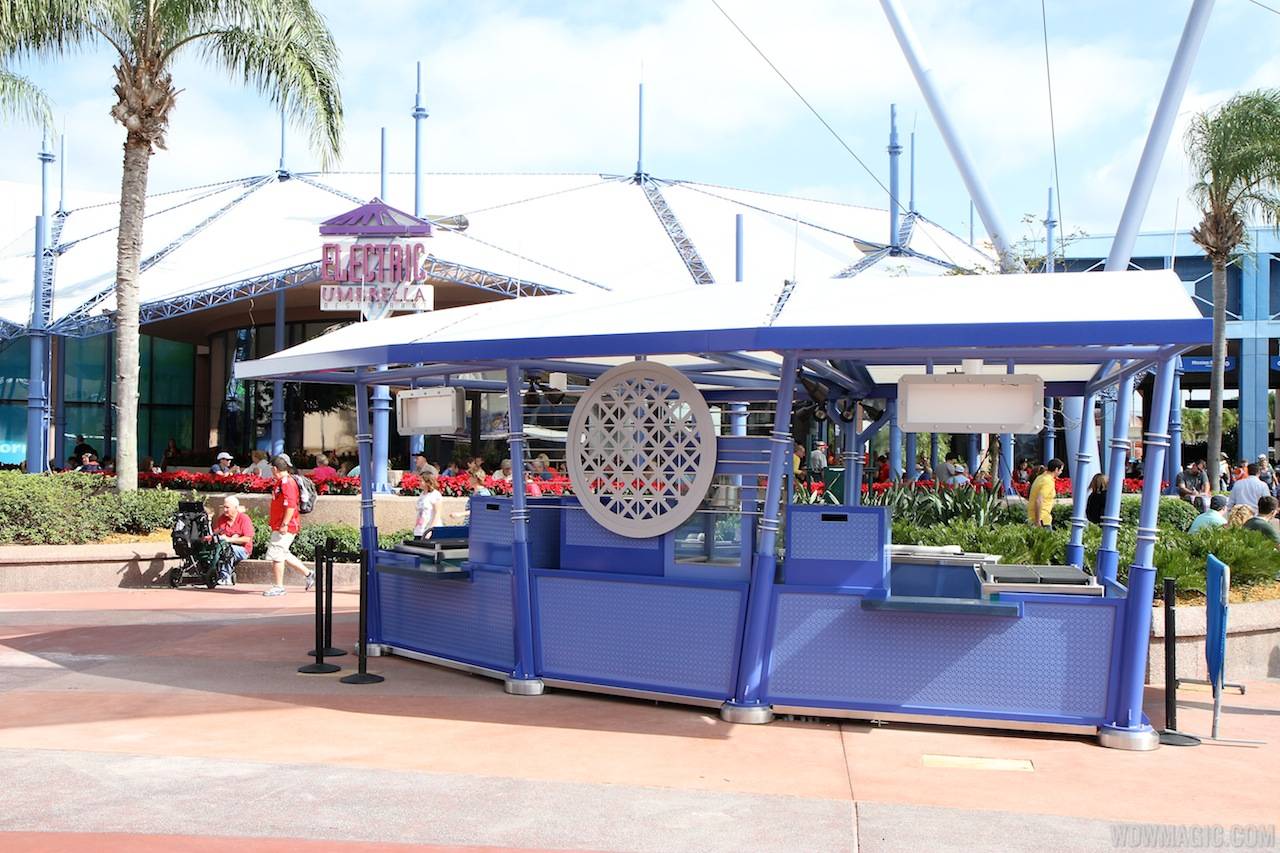 PHOTOS - New permanent snack kiosk installed in Epcot's Future World at Innoventions Plaza
