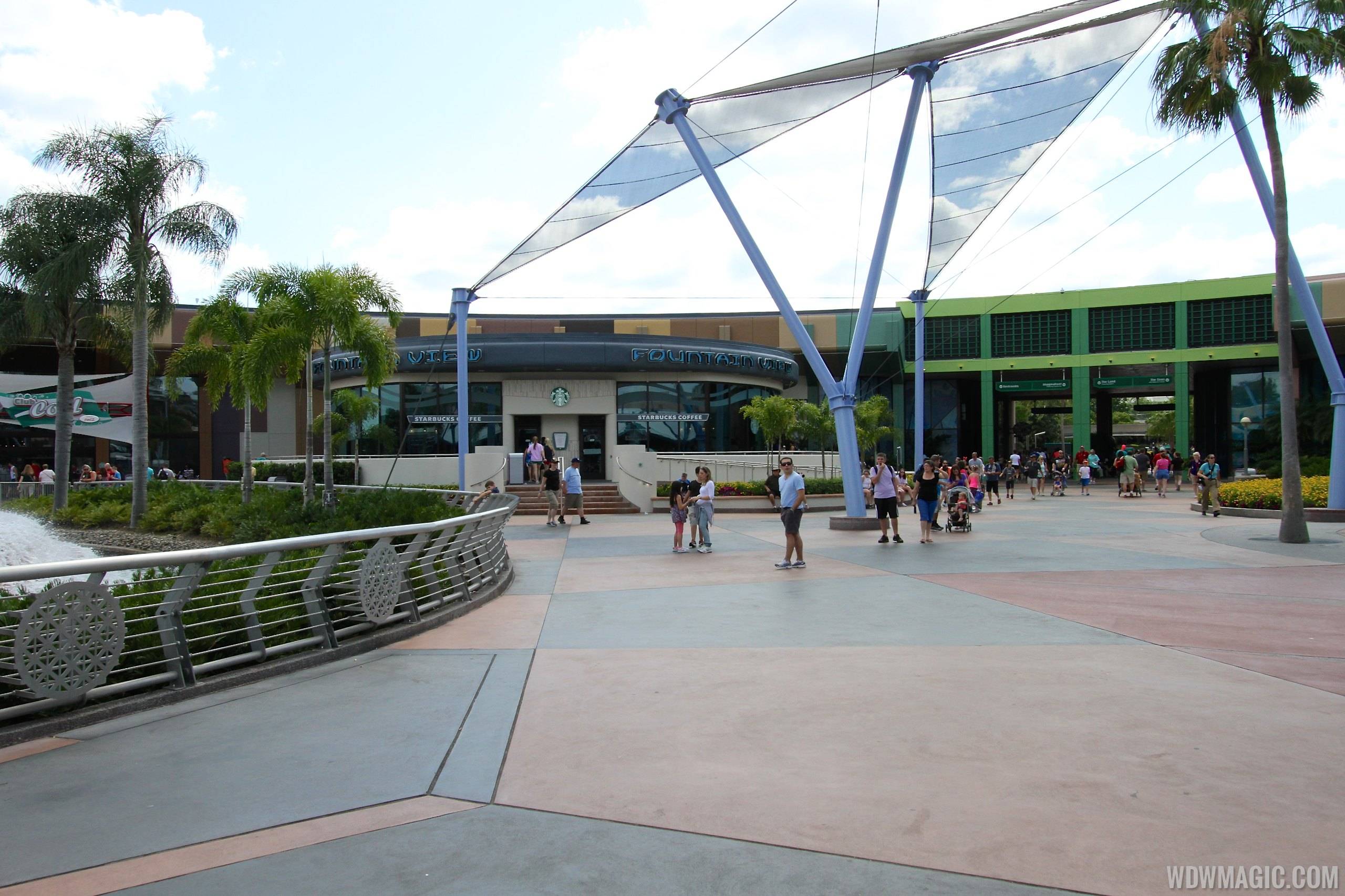 PHOTOS - Updated look at the new Future World paint scheme at Epcot