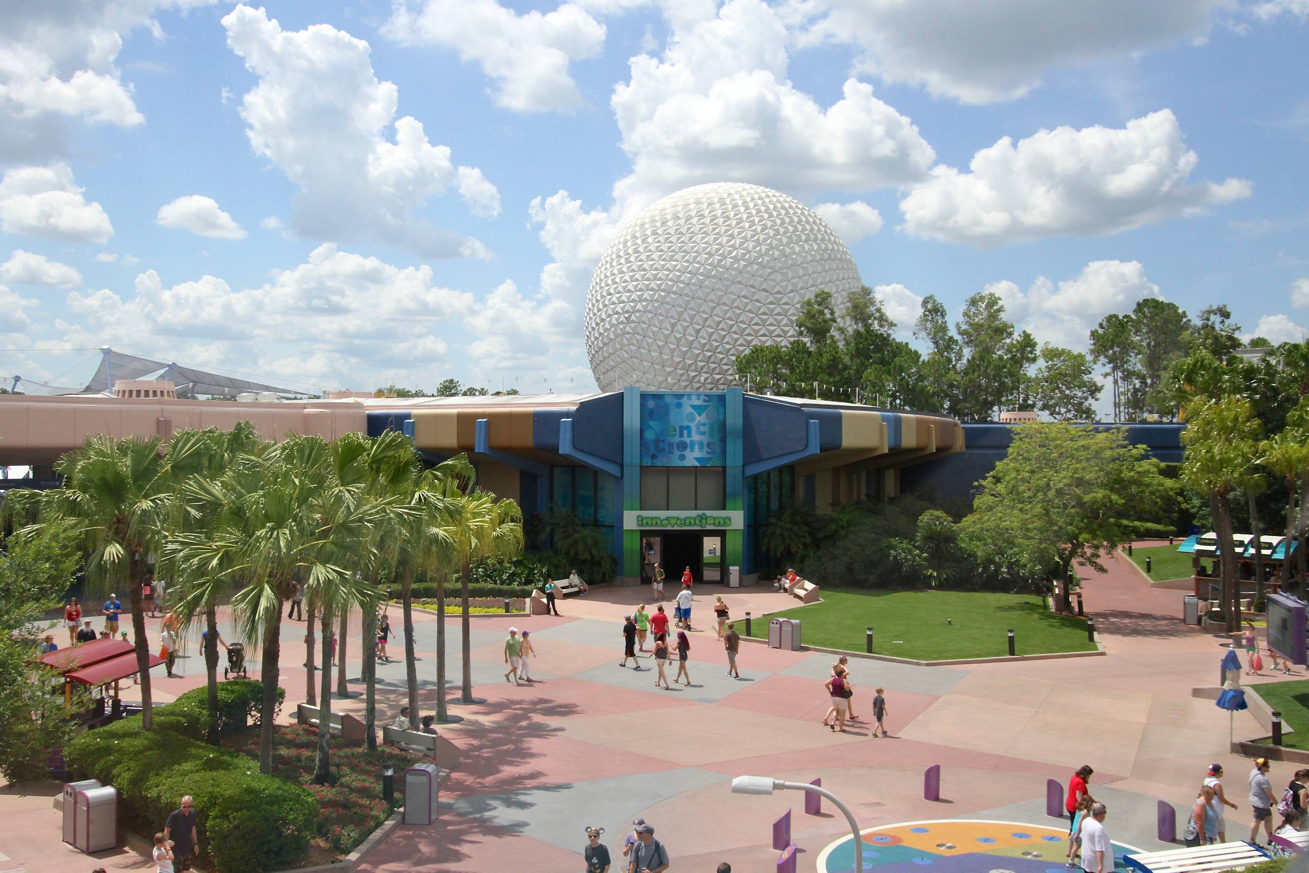 PHOTOS - Future World's new color scheme expands to more areas of the park