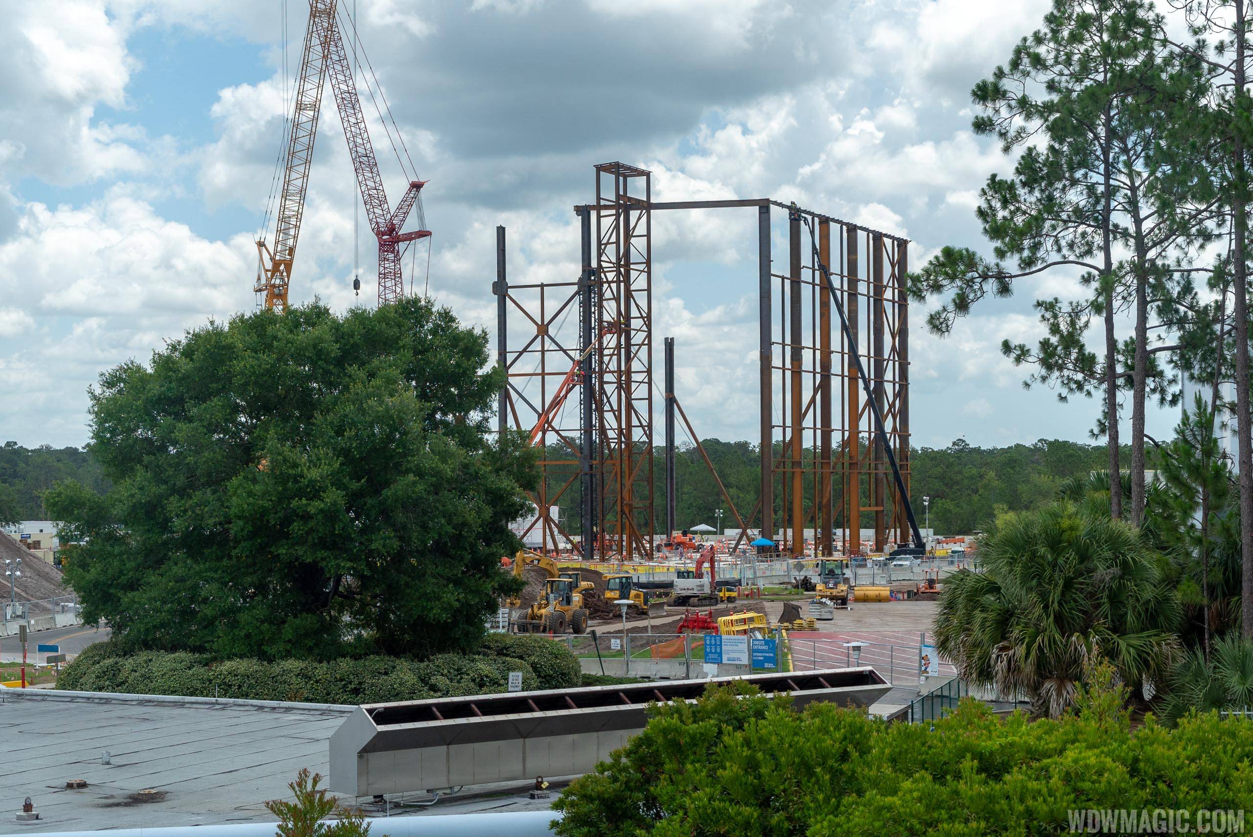 Guardians of the Galaxy coaster construction - June 2018